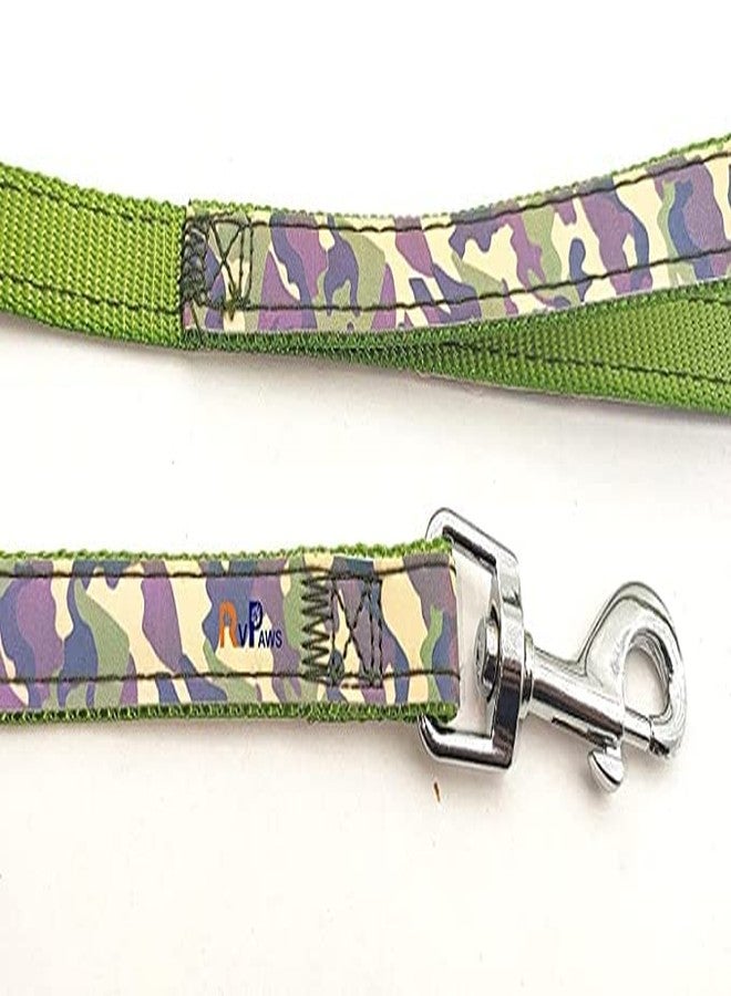 Pups&Pets Pet Printed Ribbon Stitched 20 MM Harness and Leash - Adjustable Nylon Soft Reflective Harness and Leash Set for Small Dogs & Cats (Medium Size) - Image 5